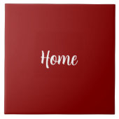 Dunkelrote Vorlage, benutzerdefinierbar, Fliese (Vorderseite)