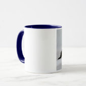 Dunkelroter Dackel-Welpe Tasse (Vorderseite Links)