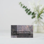 Dunkelroter Marmor, schwarzer Marmor, Struktur mon Visitenkarte (Stehend Vorderseite)