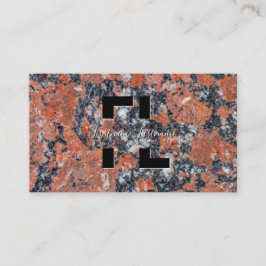 Dunkelroter Marmor - Struktur aus schwarzem Marmor Visitenkarte