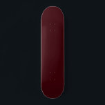 Dunkelroter Mönch Skateboard<br><div class="desc">Solid dunkelrotes Marondesign.</div>