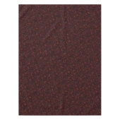 Dunkelroter Ruby-Glitzer Tischdecke (Vorderseite)