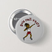 Dunkelroter Schuss Button (Vorne & Hinten)