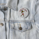 Dunkelroter Schuss Button (Beispiel)