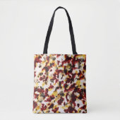 Dunkelroter Tan Schwarzer Gold Tasche (Vorderseite)