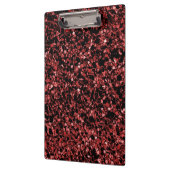Dunkelrotes Glitter Klemmbrett (Links)