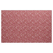 Dunkelrotes großes Blumenmuster Stoff (Fat Quarter (45,7 x 55,9 cm))