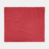 Dunkelrotes Kunstleder in der Nähe. Fleecedecke (Vorderseite (Horizontal))