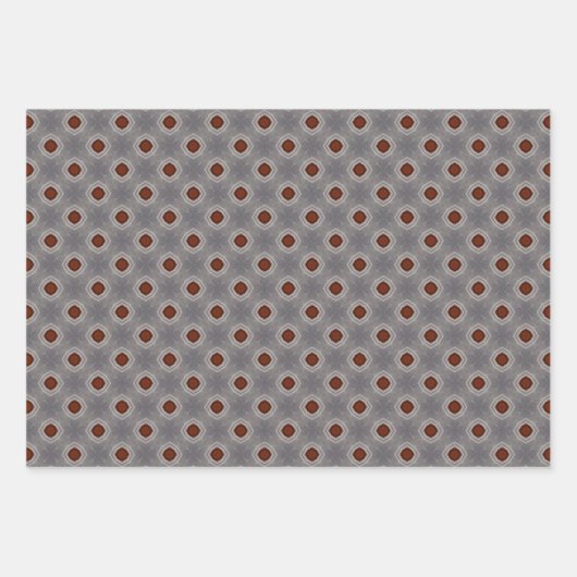 Dunkelrotes männliches Set Geschenkpapier Set (Vorderseite 3)