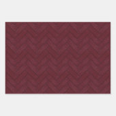 Dunkelrotes männliches Set Geschenkpapier Set (Vorderseite 2)