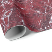 Dunkelrotes Marmorwackelpapier Geschenkpapier (Rolleneckpunkt)