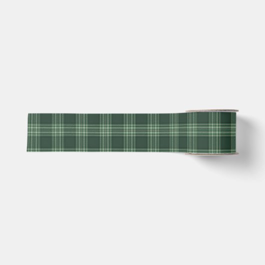Dunkelrotes Tartan-Karo Ripsband (Vorderseite)