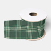 Dunkelrotes Tartan-Karo Ripsband (Spule)