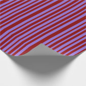 Dunkelrotes und Lila, farbiges Muster Geschenkpapier (Ecke)