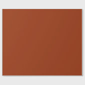 Dunkelrotorange Geschenkpapier (Flach)