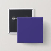 Dunkelschiefer Blau Niedlich Vollfarben Button (Vorne & Hinten)