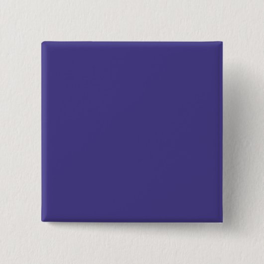 Dunkelschiefer Blau Niedlich Vollfarben Button (Vorderseite)