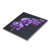 Dunkelschiefer grau, Lila Orchid Keramik Tile Fliese (Seite)