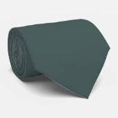 Dunkelschiefer grau Solid schlicht Krawatte (Gerollt)