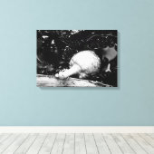 Dunkelschützer Leinwanddruck (Insitu (Holzboden))