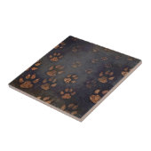 Dunkelschwarz Rustikales Pet-Muster Fliese (Seite)