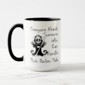 Dunkelseite Tasse (Links)