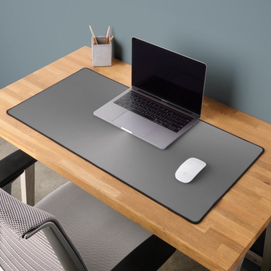 Dunkelsilber-Hintergrund Schreibtischunterlage (Büro 2)