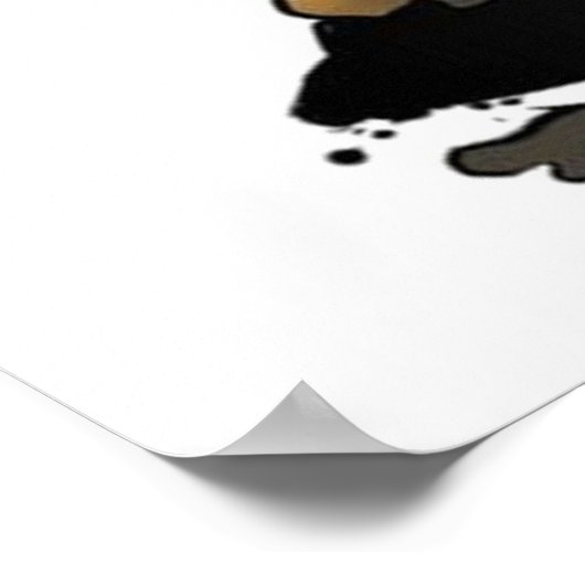 Dunkelsoulenfeuer Poster (Ecke)