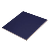 Dunkelste, blau-blaue Vollfarbe Fliese (Seite)