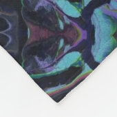Dunkelste Nächte Fleece Blanket (Ecke)