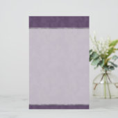 Dunkeltexturiert Lila Briefpapier (Stehend Vorderseite)