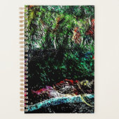 Dunkeltexturierter abstrakter Planer, abstrakt tex Planer (Vorderseite)