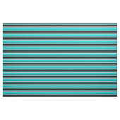 Dunkeltürkis, Schwarz und Weiß Stoff (Fat Quarter (45,7 x 55,9 cm))