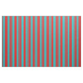 Dunkeltürkis- und rotes Muster Stoff (Fat Quarter (45,7 x 55,9 cm))