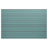 Dunkeltürkis, Weiß und Schwarz Stoff (Yard (91,4 cm))