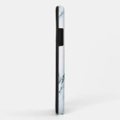 Dunkeltürkisfarbener Venenmarmor Case-Mate iPhone Hülle (Hinten/Rechts)