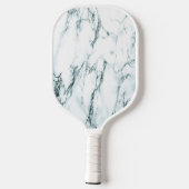 Dunkeltürkisfarbener Venenmarmor Pickleball Schläger (Rückseite)