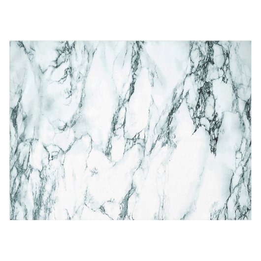 Dunkeltürkisfarbener Venenmarmor Tischdecke (Vorderseite (Horizontal))