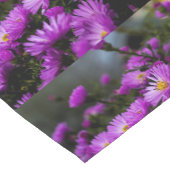 Dunkelviolett-Blume Kurzer Tischläufer (Ecke)