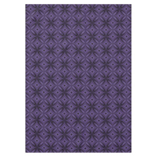 Dunkelviolett gefärbtes Retro-Muster Tischdecke