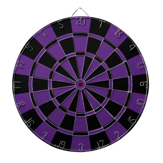 Dunkelviolett und Schwarz Dartscheibe (vorne)