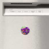 Dunkelviolette Tulpen Magnet (In Situ (Geschirrspüler))