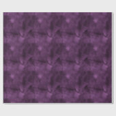 Dunkelviolettes Aquarell Geschenkpapier (Flach)