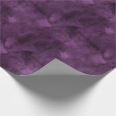 Dunkelviolettes Aquarell Geschenkpapier (Ecke)
