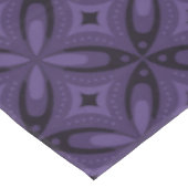 Dunkelviolettes Retro-Muster Tischdecke (Schrägansicht)