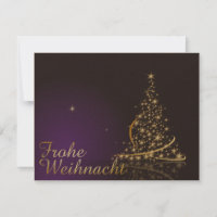 Dunkelviolettes Weihnachtsmotiv mit Weihnachtsbaum