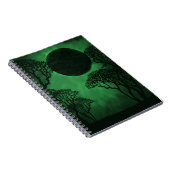 Dunkelwald-Eclipse-Notebook, grün Notizblock (Rechte Seite)