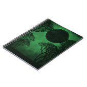 Dunkelwald-Eclipse-Notebook, grün Notizblock (Linke Seite)