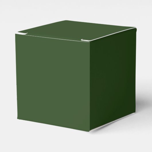 Dunkelwald-Grüne Gefälligkeitsbox Geschenkschachtel (Vorderseite)