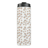 Dunkelweiße, illustre Schafe sehen sich Thermal Tu Thermosbecher (Vorderseite)